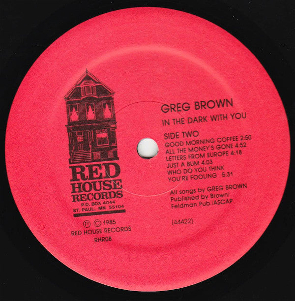 Greg Brown (3) - In The Dark With You (LP, Album)