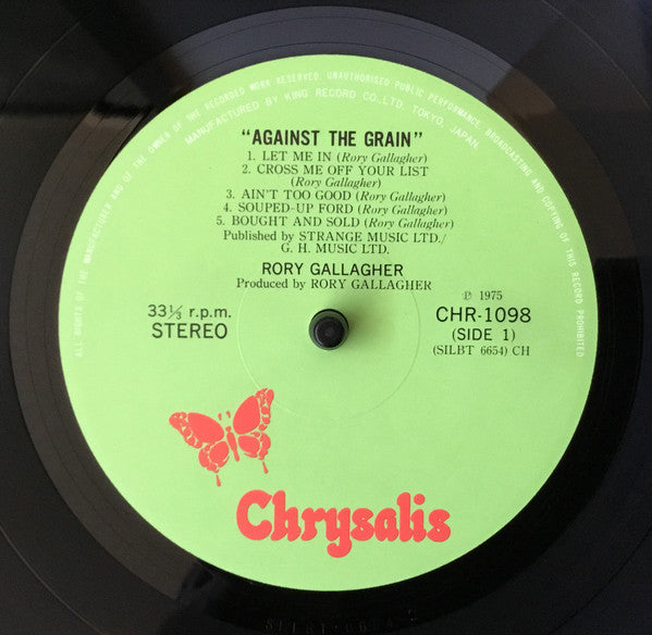 Rory Gallagher - Against The Grain (LP, Album, Ltd, Pos)