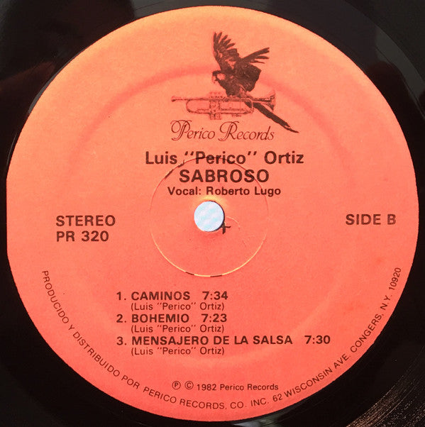 Luis ""Perico"" Ortiz Vocals: Roberto Lugo - Sabroso! (LP, Album)