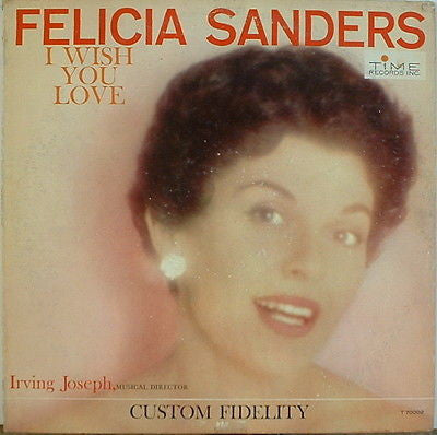 Felicia Sanders - I Wish You Love (LP, Mono)