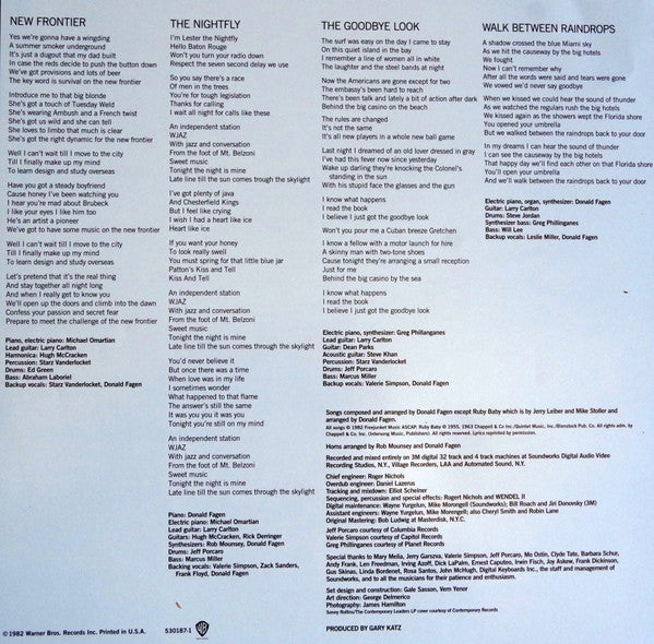 Donald Fagen - The Nightfly (LP, Album, RE, 140)