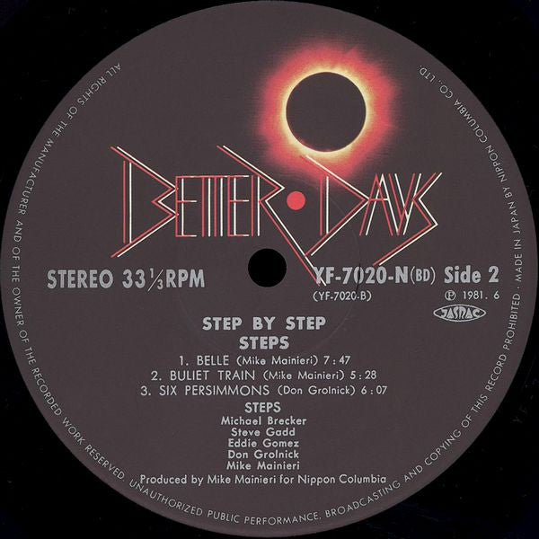 Steps (3) - Step By Step (LP, Album)