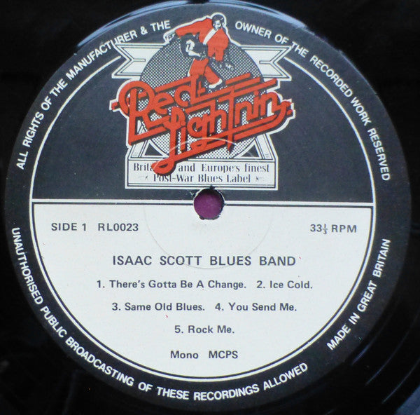 Isaac Scott Blues Band - Isaac Scott Blues Band (LP, Album, Mono)