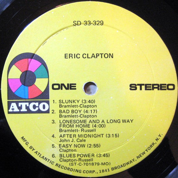 Eric Clapton - Eric Clapton (LP, Album, MO )