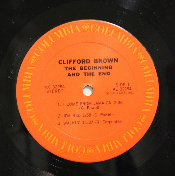 Clifford Brown - The Beginning And The End (LP, Album)