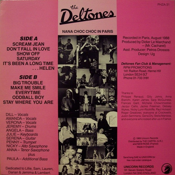 The Deltones - Nana Choc Choc In Paris (LP, Album)