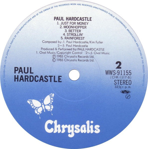 Paul Hardcastle - Paul Hardcastle (LP, Album)