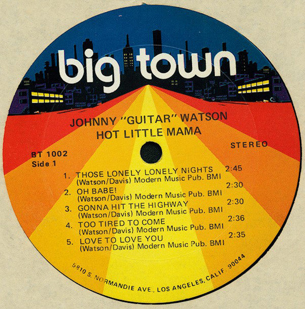 Johnny ""Guitar"" Watson* - Hot Little Mama (LP, Comp)