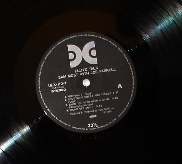 Sam Most With Joe Farrell - Flute Talk (LP, Album)