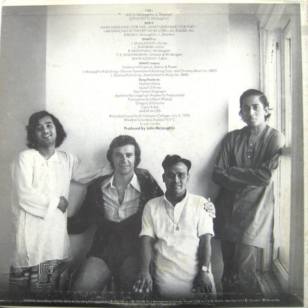 Shakti (2) - Shakti With John McLaughlin (LP, Album, Pit)