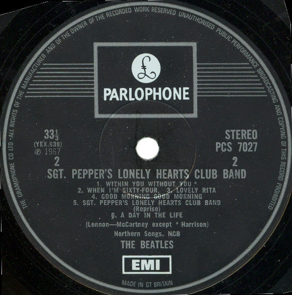 The Beatles - Sgt. Pepper’s Lonely Hearts Club Band(LP, Album, Reis...