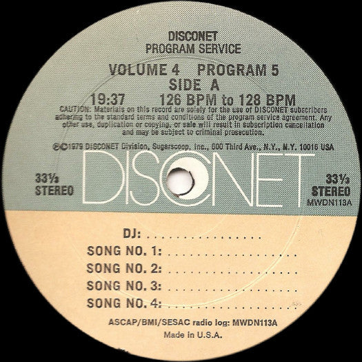 Various - Volume 4 Program 5 (2x12"", P/Mixed)