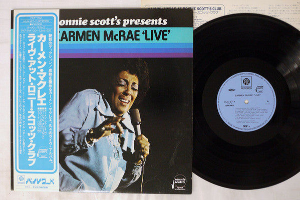 Carmen McRae - Ronnie Scott's Presents Carmen McRae 'Live'(LP, Albu...