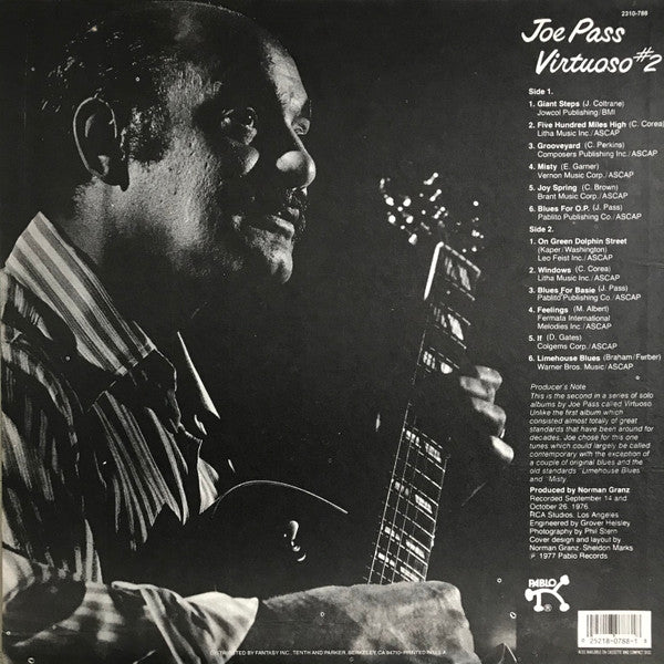 Joe Pass - Virtuoso #2 (LP, Album, RE)