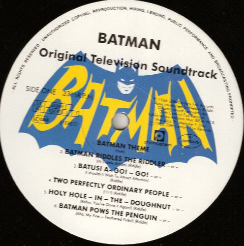 Nelson Riddle - Batman (Exclusive Original Television Soundtrack Al...