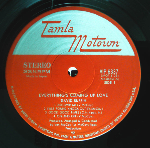 David Ruffin - Everything's Coming Up Love (LP)