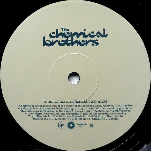 The Chemical Brothers - Out Of Control (12"", Single)