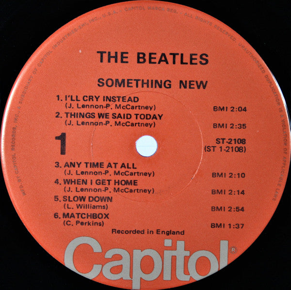 The Beatles - Something New (LP, Album, RE, Jac)