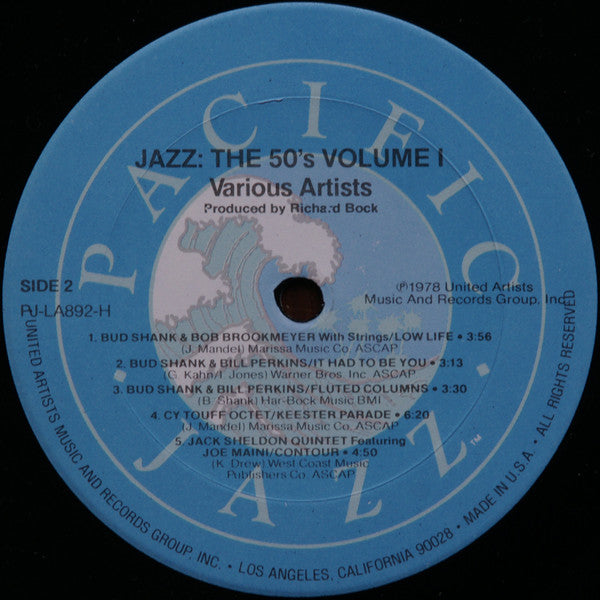 Various - Jazz: The 50's Volume I (LP, Comp)