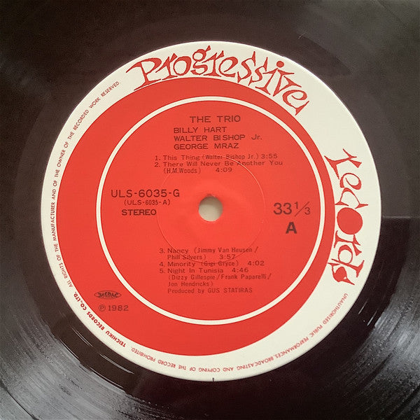 Billy Hart - Walter Bishop Jr.* - George Mraz - The Trio (LP, Album)