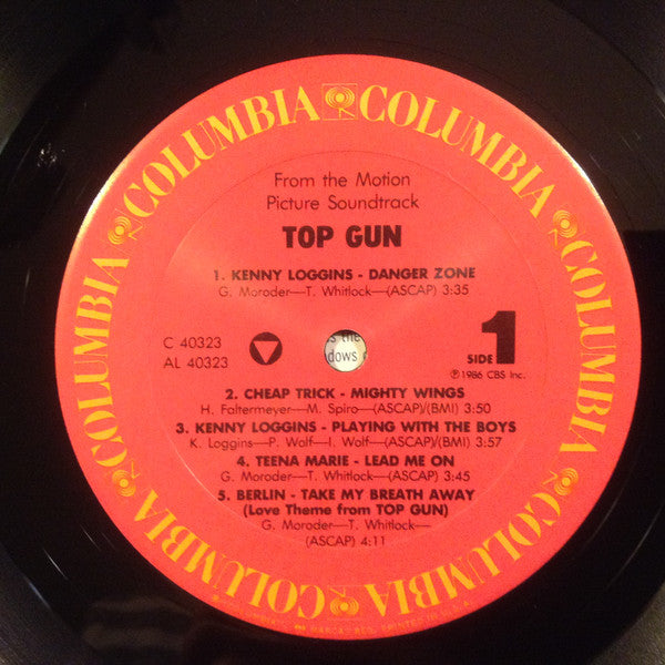 Various - Top Gun (Original Motion Picture Soundtrack)(LP, Album, Car)
