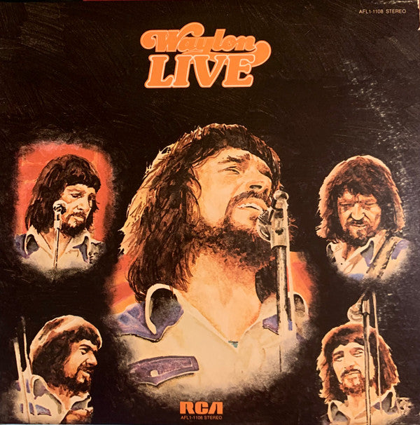 Waylon* - Waylon Live (LP, Album, RE)