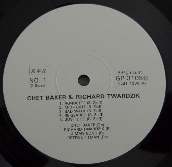 Chet Baker - Chet Baker & Richard Twardzik(LP, Album, Mono, Promo)