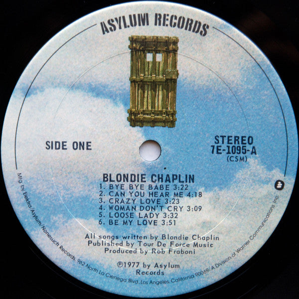 Blondie Chaplin - Blondie Chaplin (LP, Album, San)