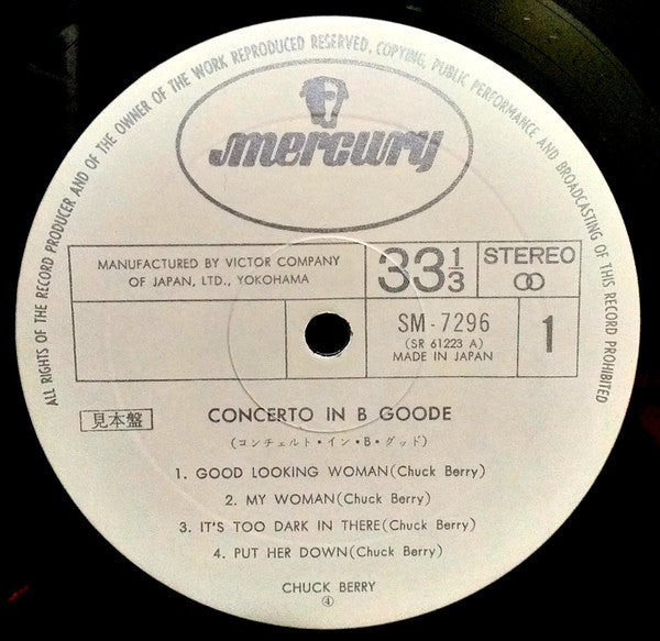 Chuck Berry - Concerto In B Goode (LP, Album, Promo)