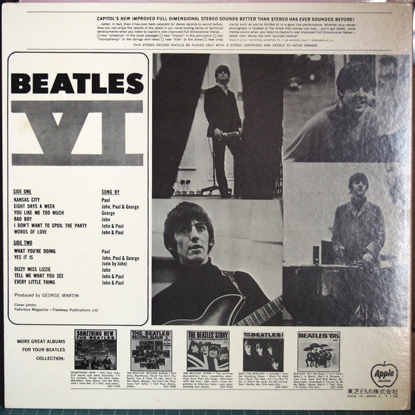 The Beatles - Beatles VI (LP, Album, Gat)