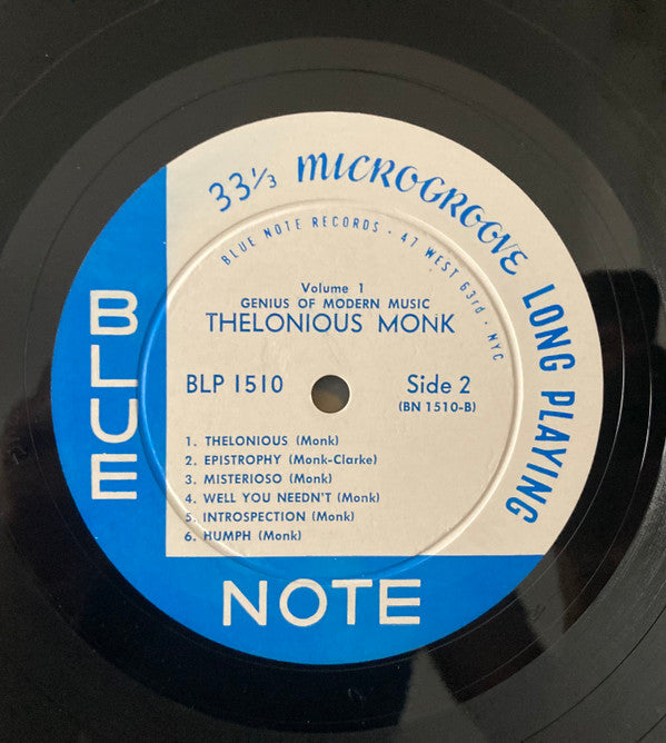 Thelonious Monk - Genius Of Modern Music Volume 1 (LP, Comp, Mono, RP)