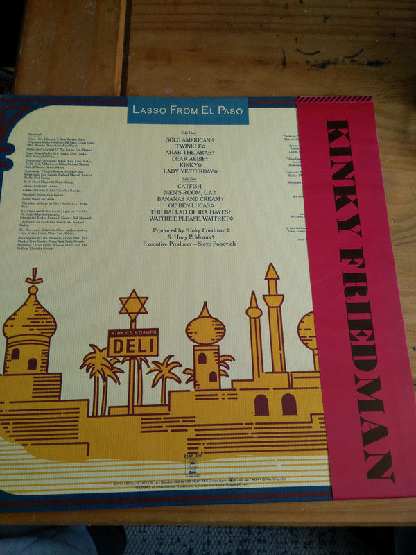 Kinky Friedman - Lasso From El Paso (LP, Album)