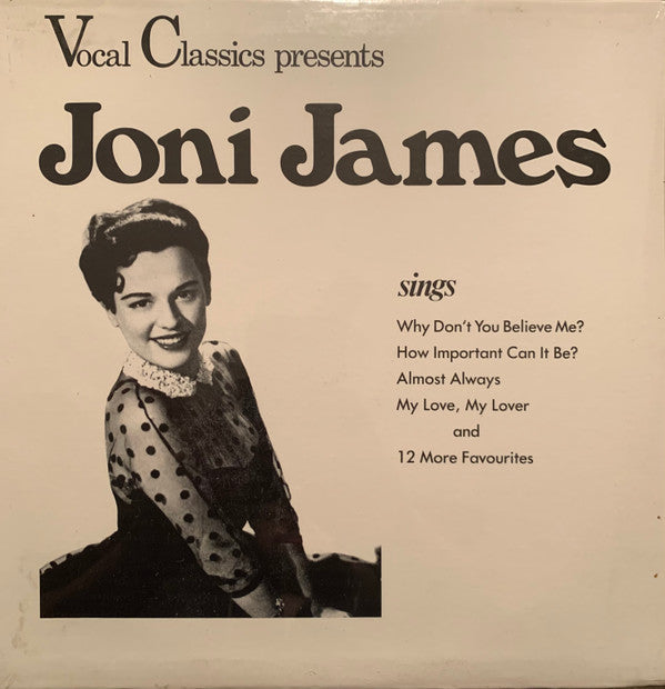 Joni James - Vocal Classics Presents (LP, Album, Comp, Mono)