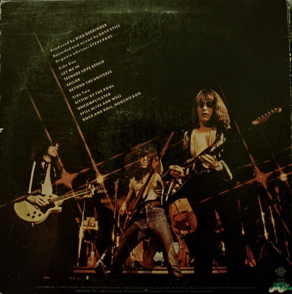 Derringer (2) - Live (LP, Album, San)