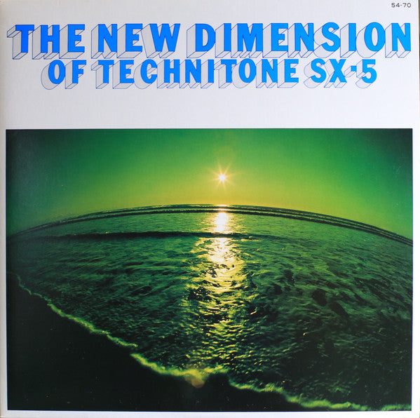 Kenichi Kuratomi - The New Dimension Of The Technitone SX-5(LP, Album)