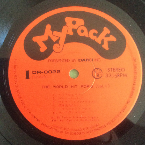 Alan Caddy Orchestra - World Hit Pops(LP, Album)