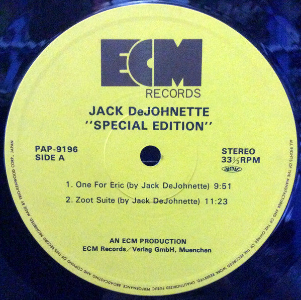 Jack DeJohnette - Special Edition (LP, Album)
