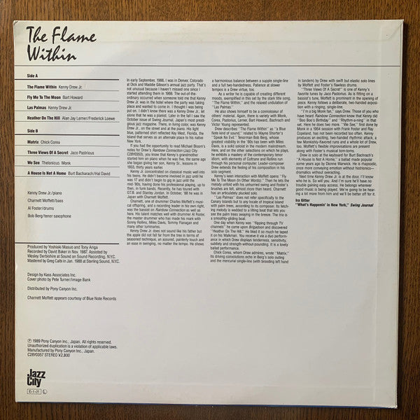 Kenny Drew Jr. - The Flame Within (LP, Album)