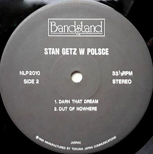 Stan Getz - W Polsce (LP, Album, Ltd, RE)