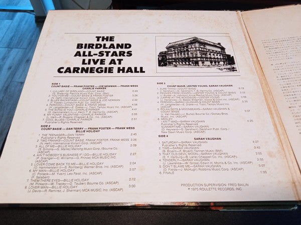 Various - The Birdland All-Stars Live At Carnegie Hall(2xLP, Album,...