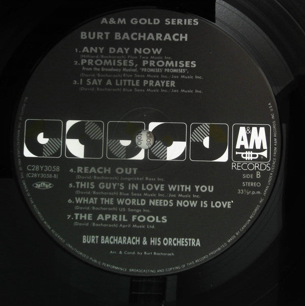 Burt Bacharach - A&M Gold Series (LP, Comp)