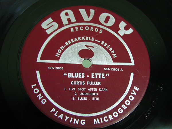 Curtis Fuller's Quintet - Blues-ette  (LP, Album, 196)