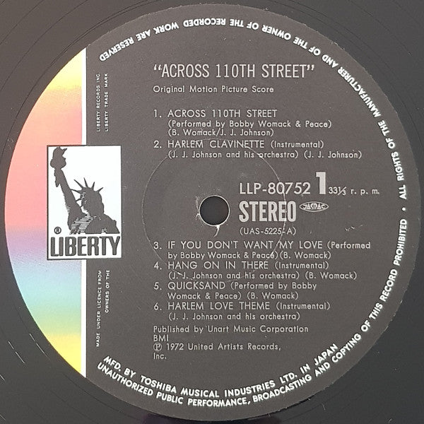 Bobby Womack, J.J. Johnson - Across 110th Street (LP, Album)