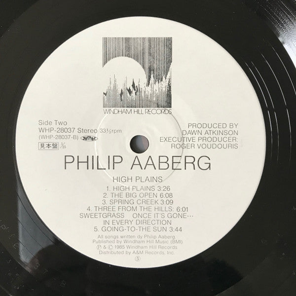 Philip Aaberg - High Plains (LP, Album, Promo)