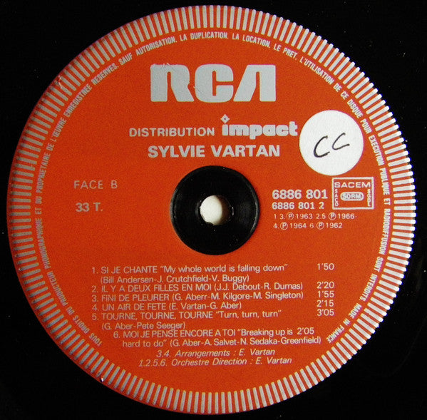 Sylvie Vartan - Sylvie Vartan (LP, Comp)