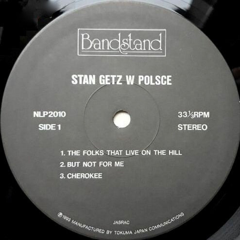 Stan Getz - W Polsce (LP, Album, Ltd, RE)