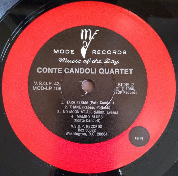 Conte Candoli Quartet* - Conte Candoli Quartet (LP, Album, Mono, RE)