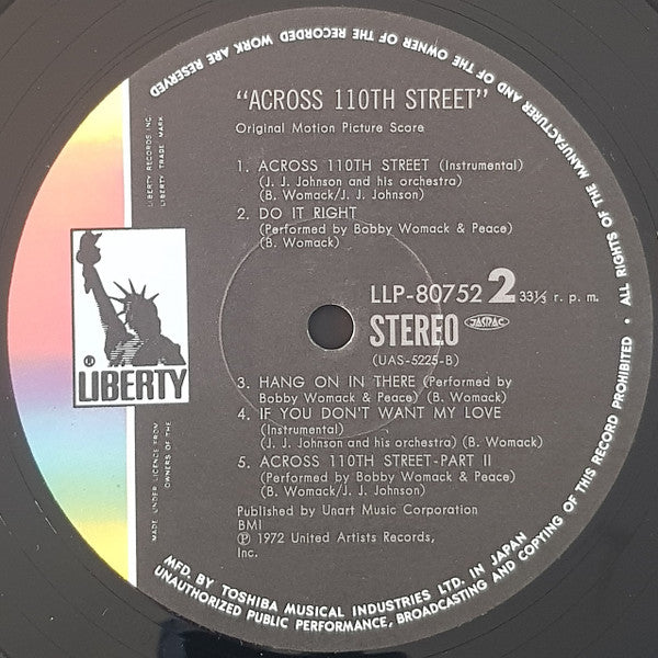 Bobby Womack, J.J. Johnson - Across 110th Street (LP, Album)