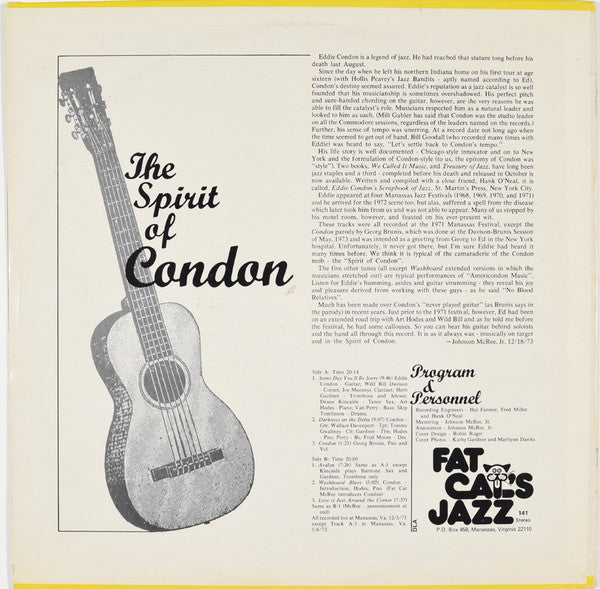 Eddie Condon - The Spirit Of Condon (LP)