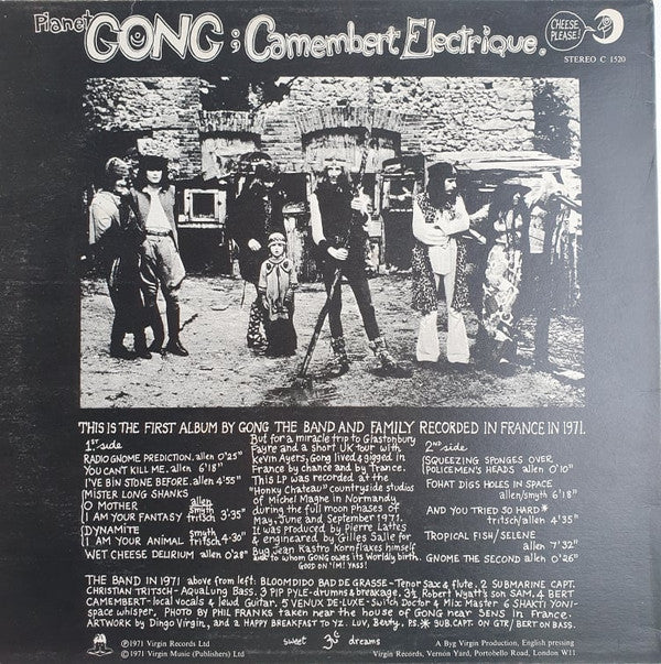 Gong - Camembert Electrique (LP, Album, RE)